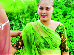 Desi beautiful Padosi Girl Fucking in jungle with her Padosi BF, So arab gilrfriend Girl Fuck at Farm hindi