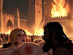 Big Black Warriors Ravage Busty Blondes In Spicy Toons: When The Moors Conquered Europe Big Black Warriors Ravage Busty Blondes In Spicy Toons: When The Moors Conquered Europe