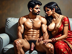 Desi big boobs bhabhi sucked and fucked by her stepbrother