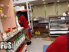 MOFOS - Horny Aubry Babcock Drops To Her Knees In morroco xnxx ful teenx And Sucks Off Her Coworker In Public