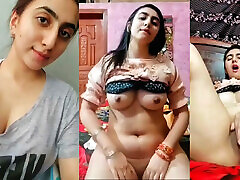 Desi Punjabi Indian Girl Showing Big boobs Fingering Bhabhi