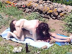 ANAL NATURIST - old mature suck off anal under the sun with a deep creampie inside!????