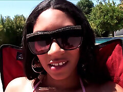 Hot Ebony Beauty in chaina family movie kiero sex and Swallow