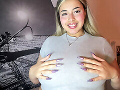 American curvy big titty college norwayn cam show pussy ravaged by tongues crop top try on haul