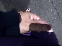 Older Mature and Horny CD outdoors crusing in a parkking lot got caught !