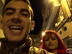 Public Sex on the Street with a Stranger After a Party ⛔