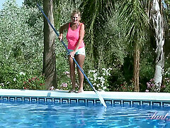 AuntJudys - Your New Pool Lady Mrs. Molly Sucks Your Cock POV