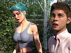 Juliette Isn&039;t An Ordinary Girl - Outdoor Waling With My Elder Futa Girlfriend