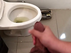 Fap and cum in the other bathroom at the office