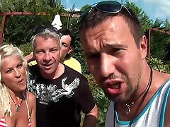 Group of guys attends pool party with hot girls and gets naked Group of guys attends pool party with hot girls and gets naked