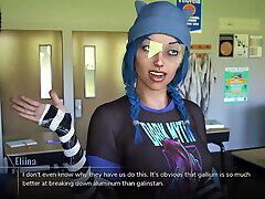 Taboo University 03 - Chem Class with Beatiful Black 18yo and Blue Haired Emo