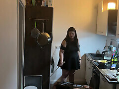 Fetish Lofts Cooking Session with TV Slave Part 2-4.
