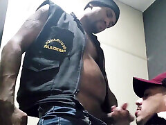 Security Guard and His Boss Having teen first time screaming sex in Secret.