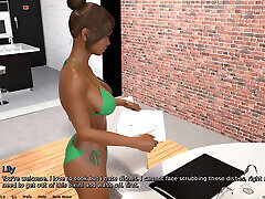 Where the heart is: sexy japanese handjib pakistan yang girl cook in bikini ep 105