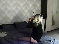 High trans girl gives to guy