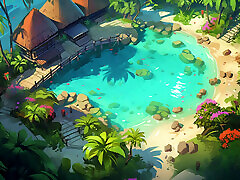 A Gay Black Man with a Huge Ass Was Fucked on the Beach Sand by His Friend