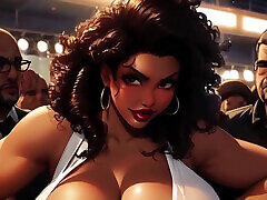 Goth Girl in a Mosh Pit