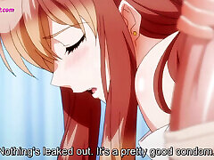 Teen Brunette Sucks a Big Cock: "Can You Feel The Size XL Filling You Tight? - Hentai