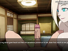 Naruto: Kunoichi Trainer - Slutty 18yo Blonde girls xxx teen Ino Yamanaka Triple Penetration Gangbang. All Holes Creampied