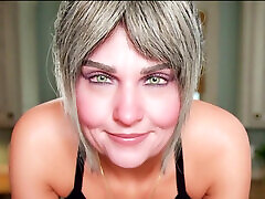 Young Worker and 60 Yo Big Tits Horny Granny Woman