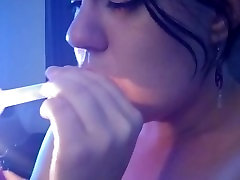 Ashley Meadows smoking