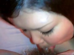 Asian miley cyrusanal Gets Wet - He Teases her Big Clit