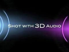 Hottie period cock sucking gets fucked in 3D audio