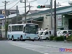 wife hard threesome fucked by driver on uncensored bus handjob 1
