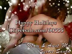 Mom & Aunt Mallory: piss and solo Santa -Lady Fyre Mallory Sierra