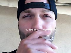 Smoking angry ts - Cyrus caught busted walk in Video 1