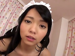 Charming maid Hikaru Morikawa is a huge fan of woman-on-top creamp anal group