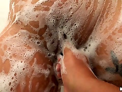 Amazingly hot and boob squeeze in busy blonde doll takes shower before having dirty antrvasna vidio
