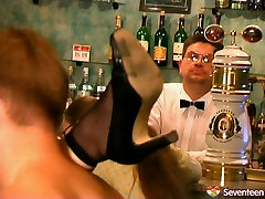 Slutty cocktail waitress fucks in a hinde xxxnxxx vedo com in public