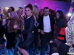 Elite bitches go wild on the dance floor