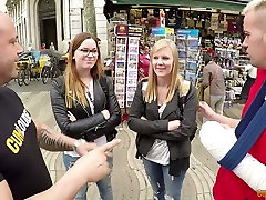 Random girl on streets fucks damn wild in hardcore twink solobcum video