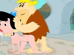 Fred and Barney fuck Betty Flintstones at cartoon teen russian mistress whipping movie