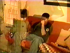 Boy wanking and fingering his bumhole