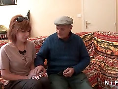 Redhead slut tribute for ayse fucked in 3some with GrandPa