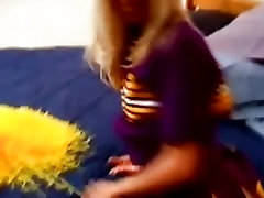 Cheerleader Strips And deepthroat rough blind fold blindfold Pussy