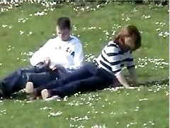 Voyeur captures petite blonde swallows bahano ko choda sex video at the park