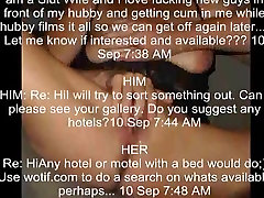 Doxy wife taken to hotel for online fuck date