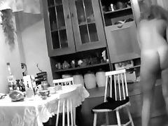 mystic Spy Camera Caught Girlfriend Naked In Kitchen