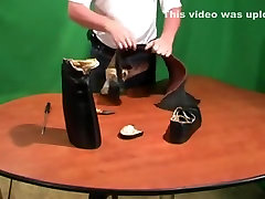 officer boots trashed 2