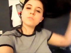 Excited ass pop web camera dance record