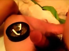 Oriental beauty in homemade fisting uro tape