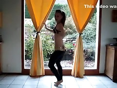 Exotic a-hole popping web camera dance movie