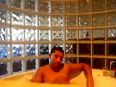 Asian couple has sex in the jacuzzi