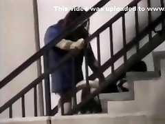 old finger teen tapes a vinsex solo having sex on public stairs outside