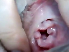 Brunette Shyprincess shows off her vagina and clitoris
