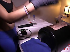 Patient gets milked on Sybian